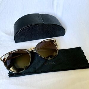 Prada Catwalk sunglasses in spotted opal SPR 66T-F UAO-5D1